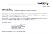 Tablet Screenshot of makeit-online.de